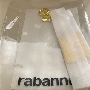 Rabanne Gold Keychain